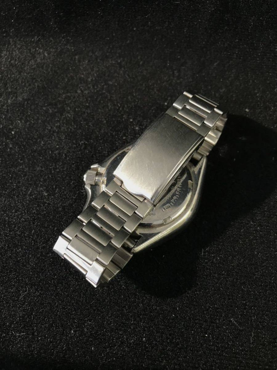 D806★SEIKO セイコー ダイバーズウォッチ 6458-6000 メンズ 腕時計 クォーツ デイテイト 黒文字盤 電池未交換 セイコー クオーツ 6458-6000 オレンジダイバー JA-0782| アン