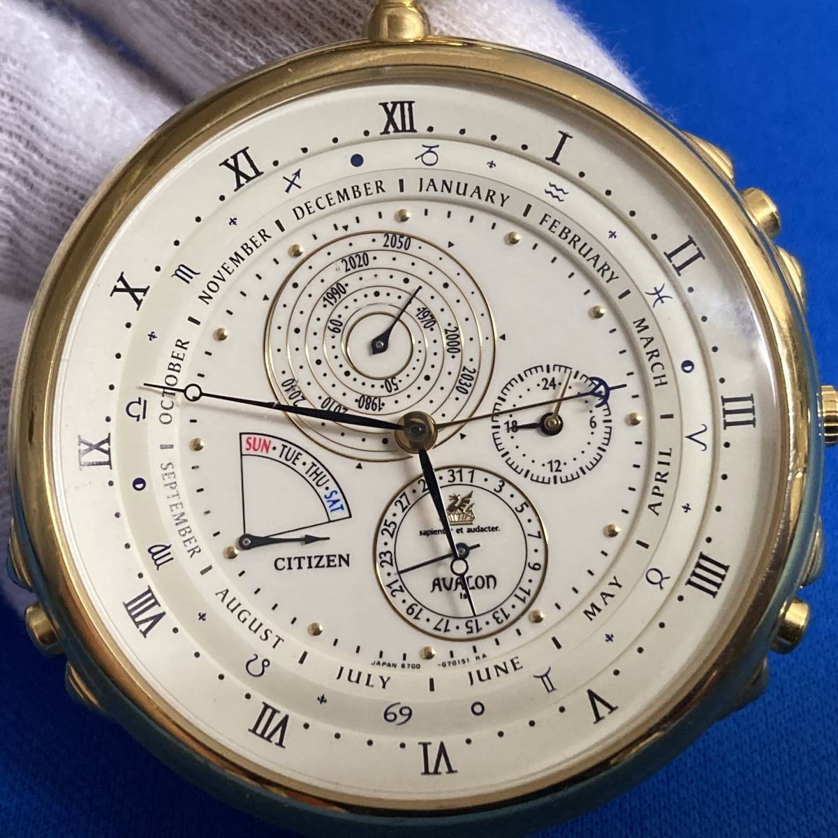 CITIZEN AVALON 6700-G70129 シチズン アバロン スーパーカレンダー 