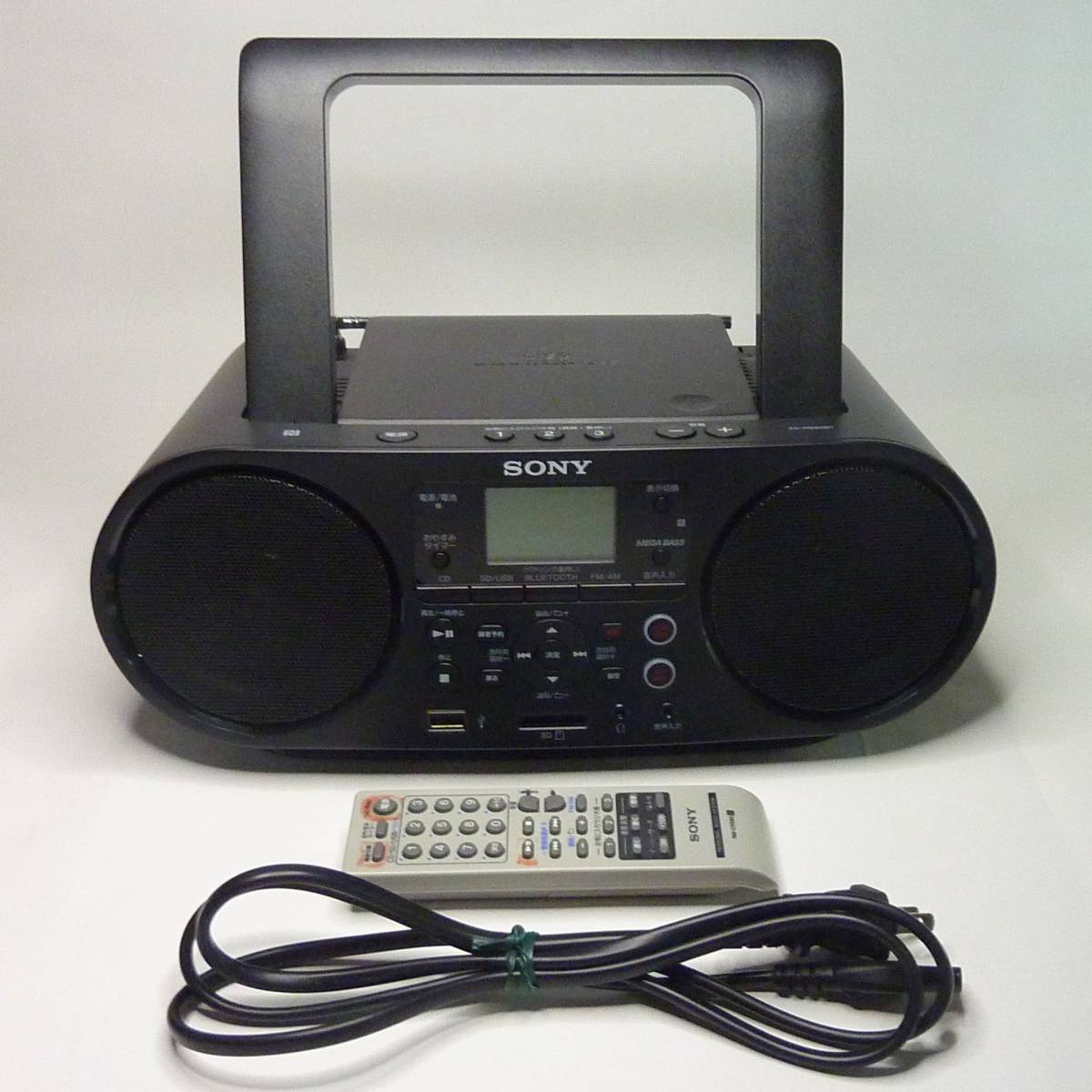 動作確認済SONY ソニー CDラジオ ZS-RS80BT CD⁄AM⁄FM⁄SD