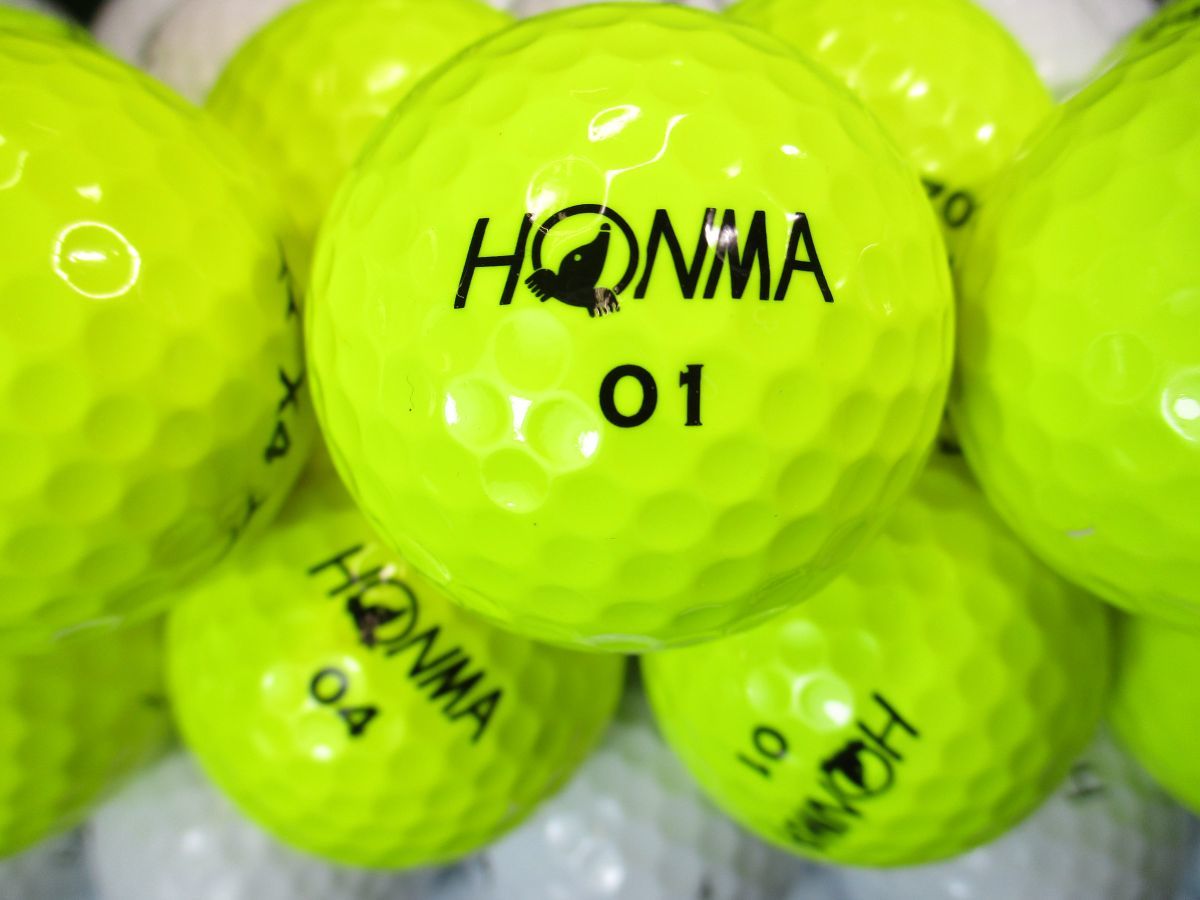 7825【級】ホンマ HONMA -X4- [イエロー/ホワイト] 50個 クロムソフト