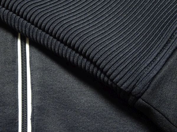 ★FootJoy フットジョイ★トラックジャケットXL/黒FJメンズゴルフウェアブルゾンジャンパージャージ裏起毛フリースジャケットブラック