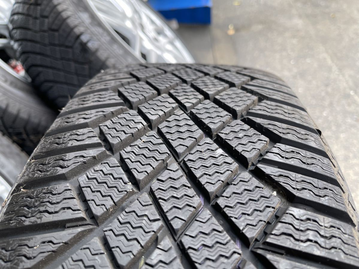 G01 BMW X3 M40dにて使用　コンチネンタルスタッドレスタイヤ&AFG18インチアルミホイールセット_7