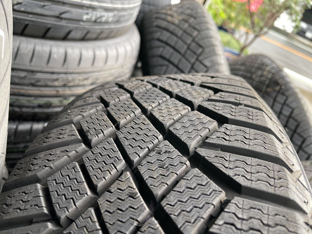 G01 BMW X3 M40dにて使用　コンチネンタルスタッドレスタイヤ&AFG18インチアルミホイールセット_8