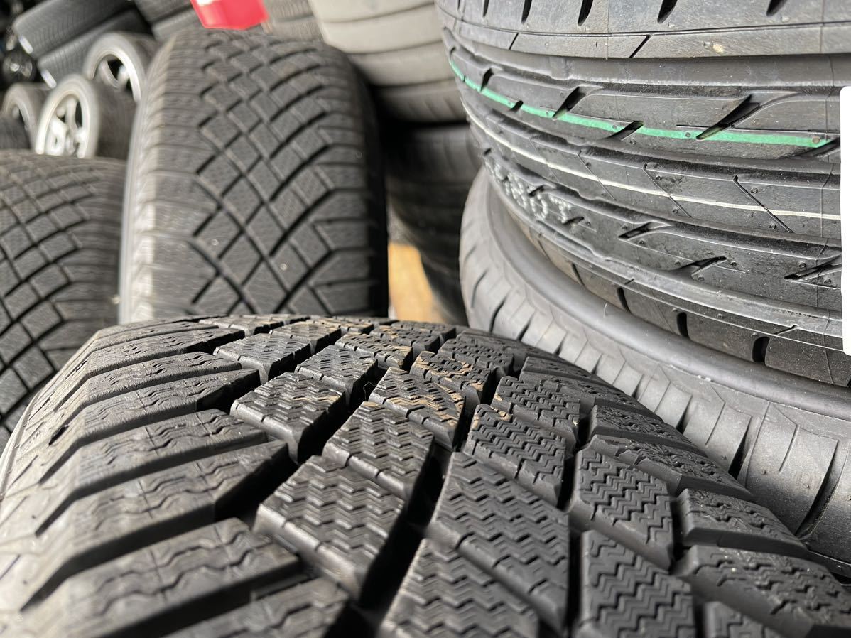 G01 BMW X3 M40dにて使用　コンチネンタルスタッドレスタイヤ&AFG18インチアルミホイールセット_9