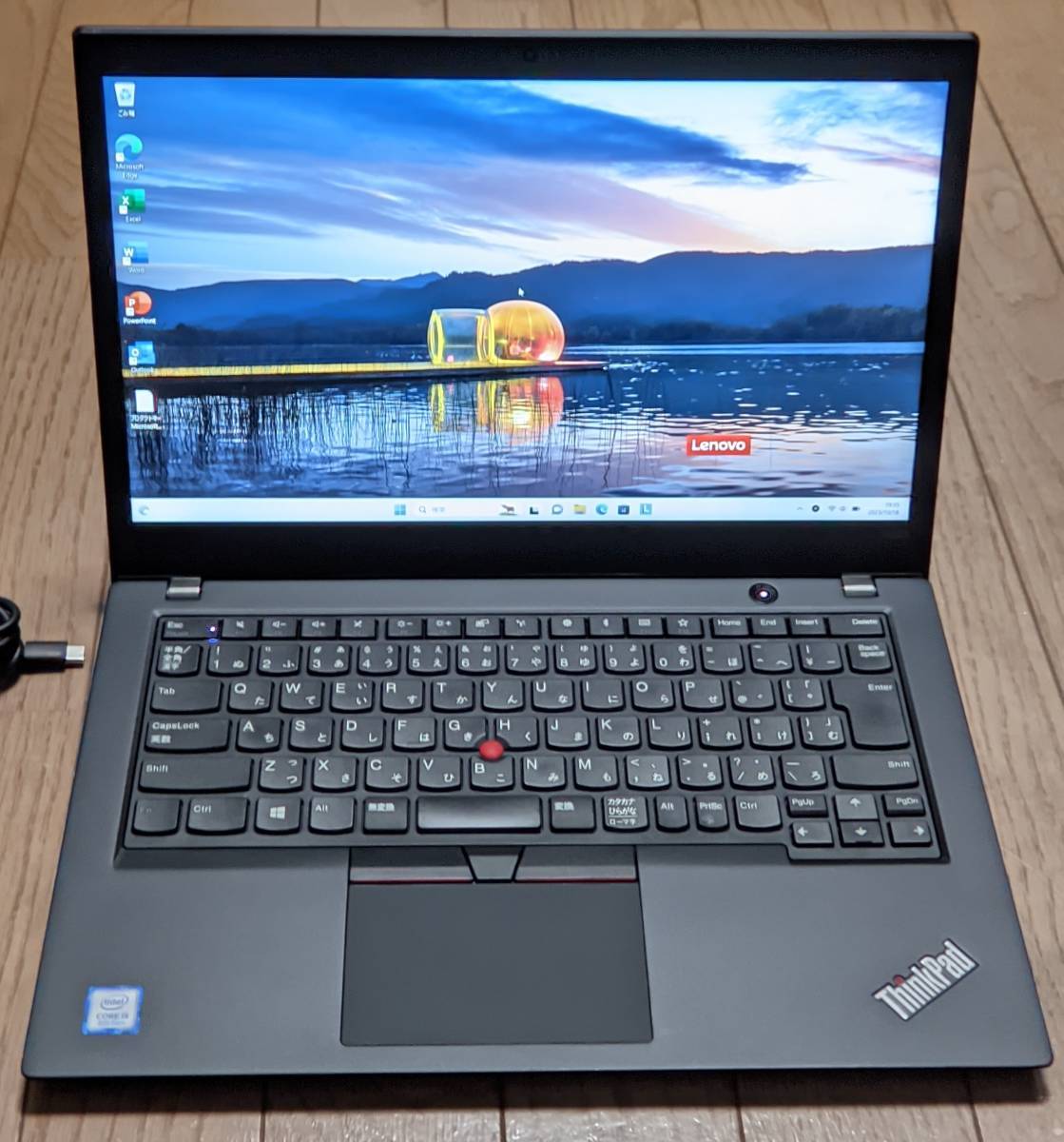 Lenovo ThinkPad T480s Intel Core i5 8250U メモリ8GB SSD256GB フルHD14型 1920x1080 広視野角IPS液晶 Office2021 オフィス Thunderbolt3
