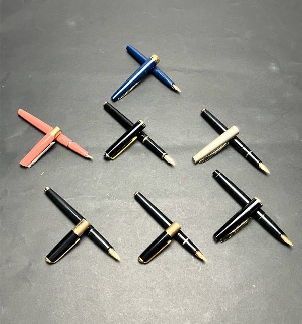 まとめ売り 7本 PILOT パイロット 万年筆 ペン先 14k 高級筆記用具