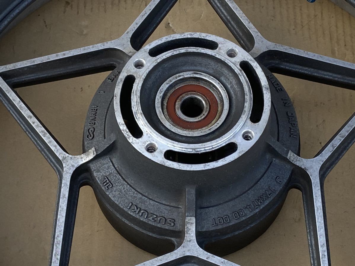 スズキ 純正 エンケイ 星型キャスト GSX400Sカタナ 純正リアホイール