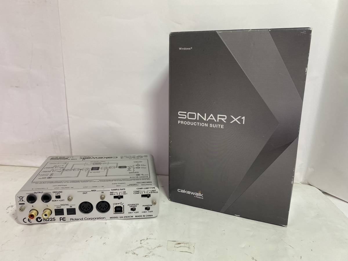 オーディオインターフェイス Roland cakewalk UA-25EXCW + SONAR X1 PRODUCTION SUITE