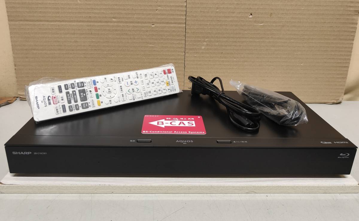 SHARP AQUOS BDレコーダー 2B-C10BW1 2020年製 整備品 シャープ AQUOS