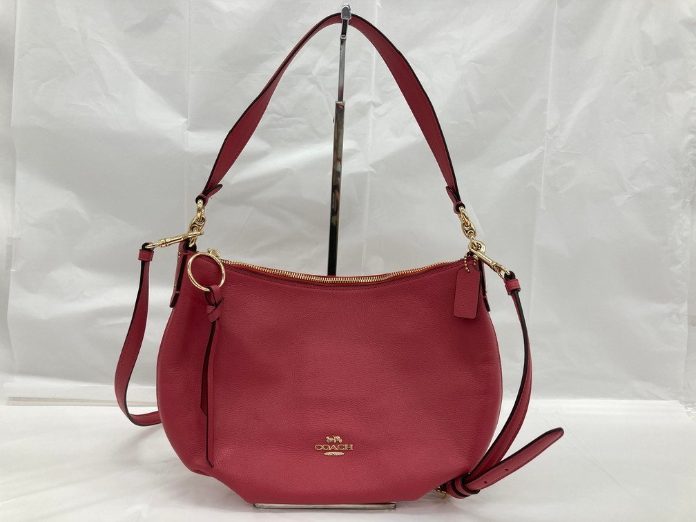 COACH コーチ ショルダーバッグ 赤系 L1928 91020【BJAP7060】