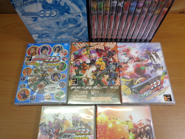 格安売切 有 仮面ライダーオーズ DVD BOX 12巻＋5巻 劇場版 将軍と21の