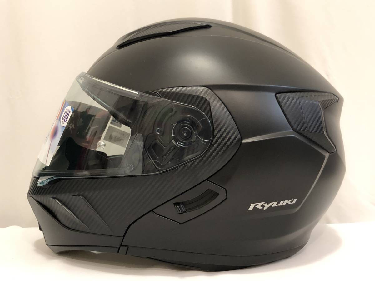 【中古品】OGK　kabuto　カブト　RYUKI　リューキ　XLサイズ　ブラック　フルフェイス_4