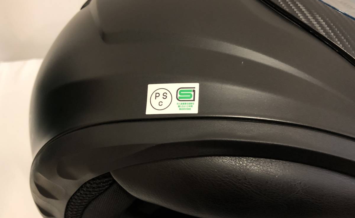 【中古品】OGK　kabuto　カブト　RYUKI　リューキ　XLサイズ　ブラック　フルフェイス_6