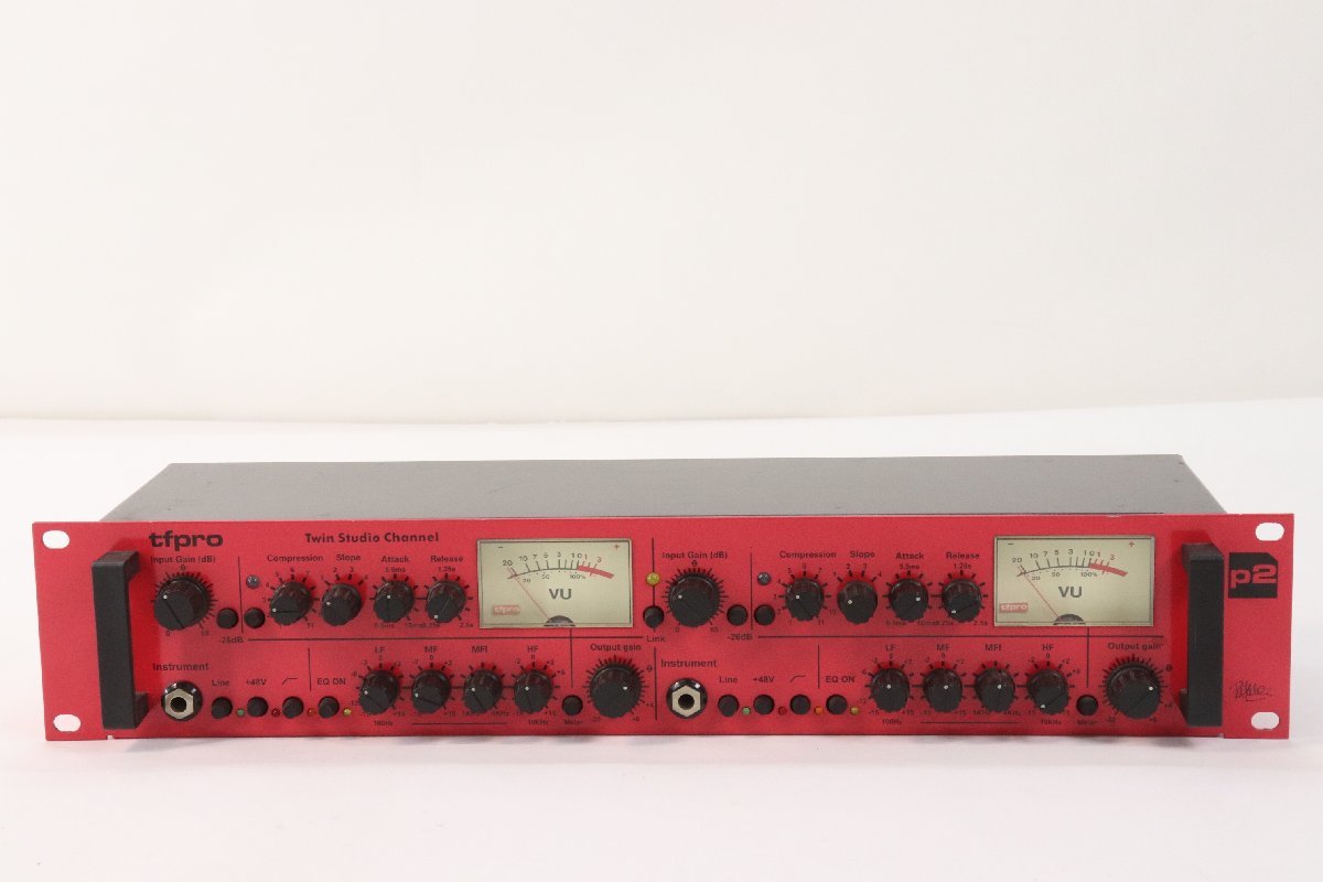 【通電確認済】tfpro P2 Twin Studio Channel ver1 マイク プリアンプ レコーディング オーディオ 音響 機器 8678-HA