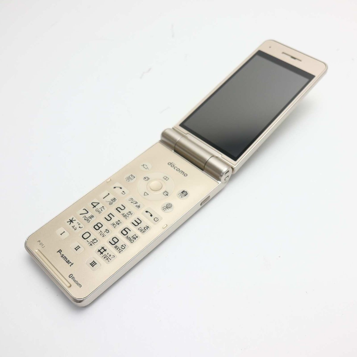新品同様 P-01J P-smart ケータイ ゴールド 即日発送 ガラケー DoCoMo