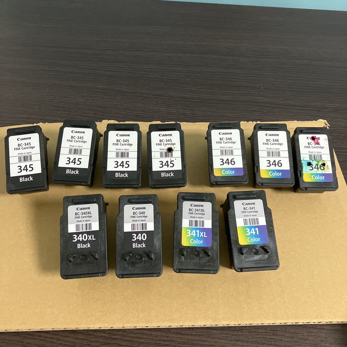 Canon 使用済み インクカートリッジ BC-340XL 341XL 345 346 BC-340XL
