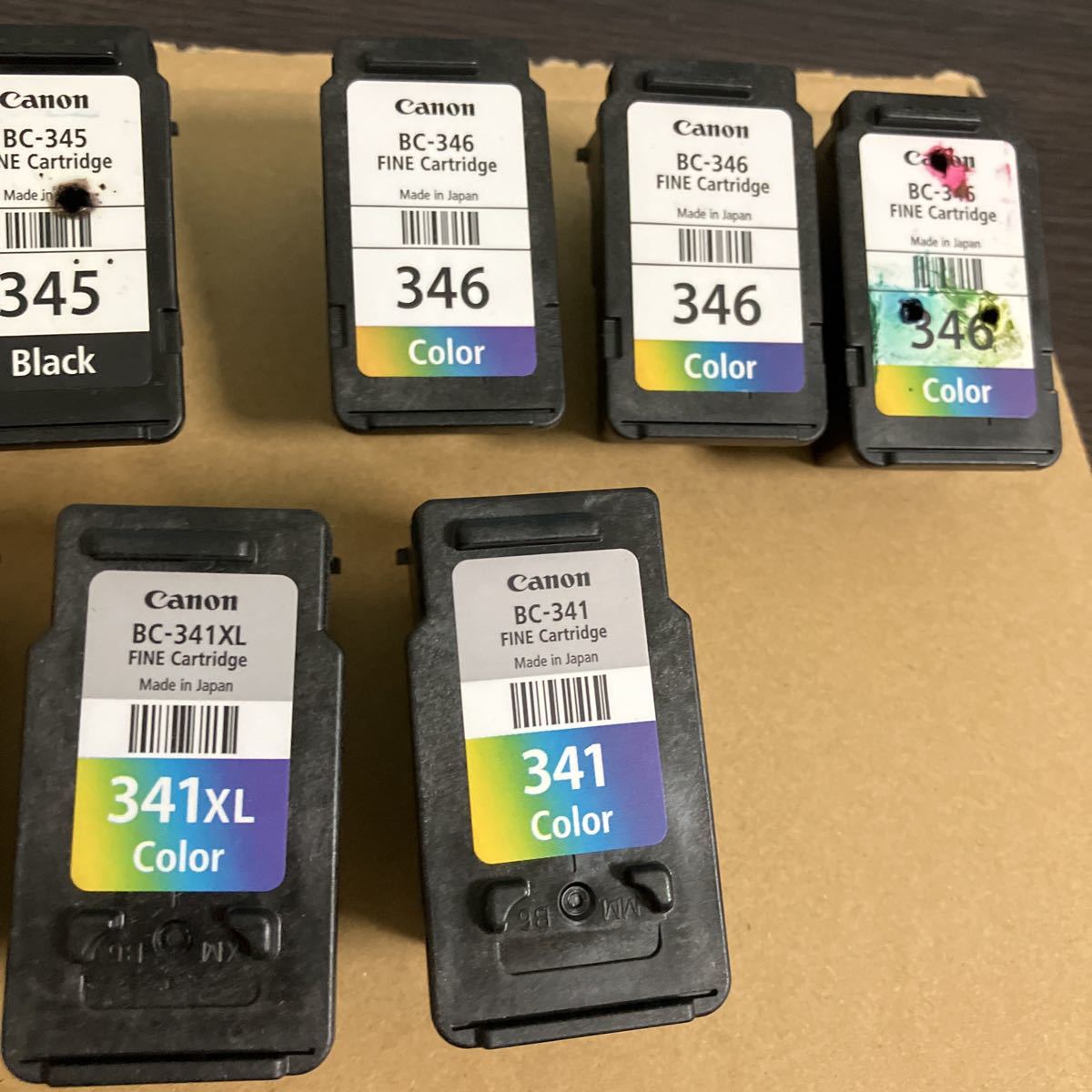 Canon 使用済み インクカートリッジ BC-340XL 341XL 345 346 BC-340XL