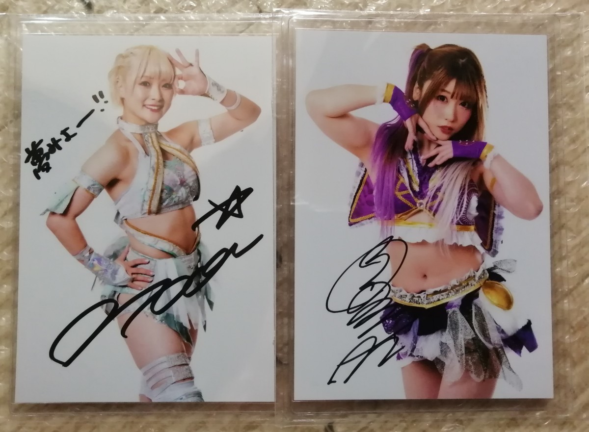 スターダム VIP席 特典 中野たむ なつぽいセット 直筆 サイン入 L判