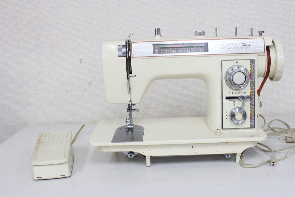 ◆Brother ペースセッター ミシン 昭和レトロ ブラザー