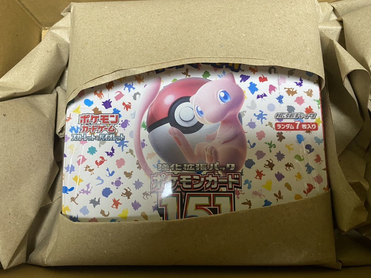 同梱可 ポケモンカードゲーム 151 BOX 新品未開封 シュリンク付き ポケカ ミュウ