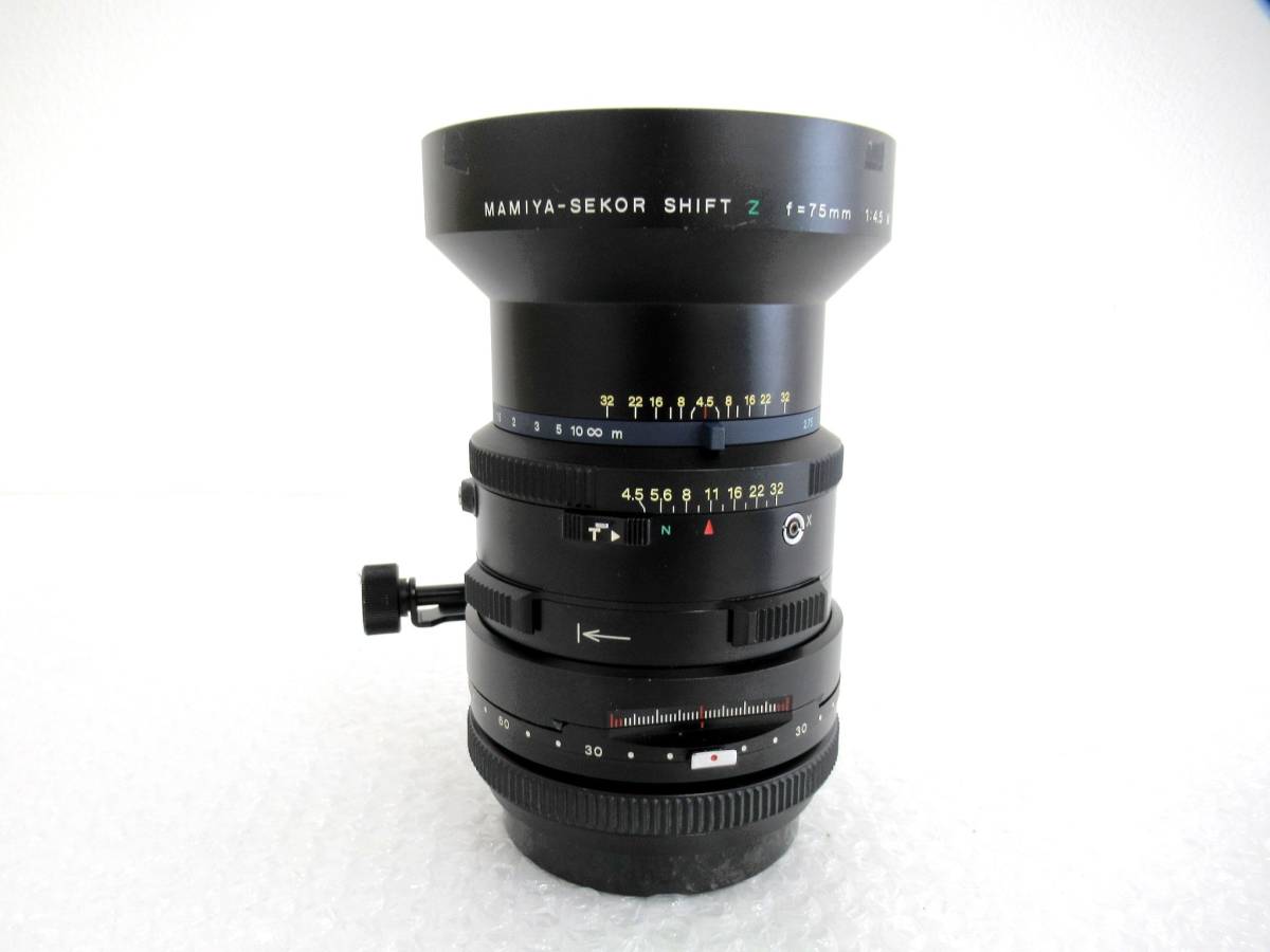 MAMIYA/マミヤ】酉②177//SEKOR SHIFT Z f=75mm 1:4.5 W/シフトレンズ Z