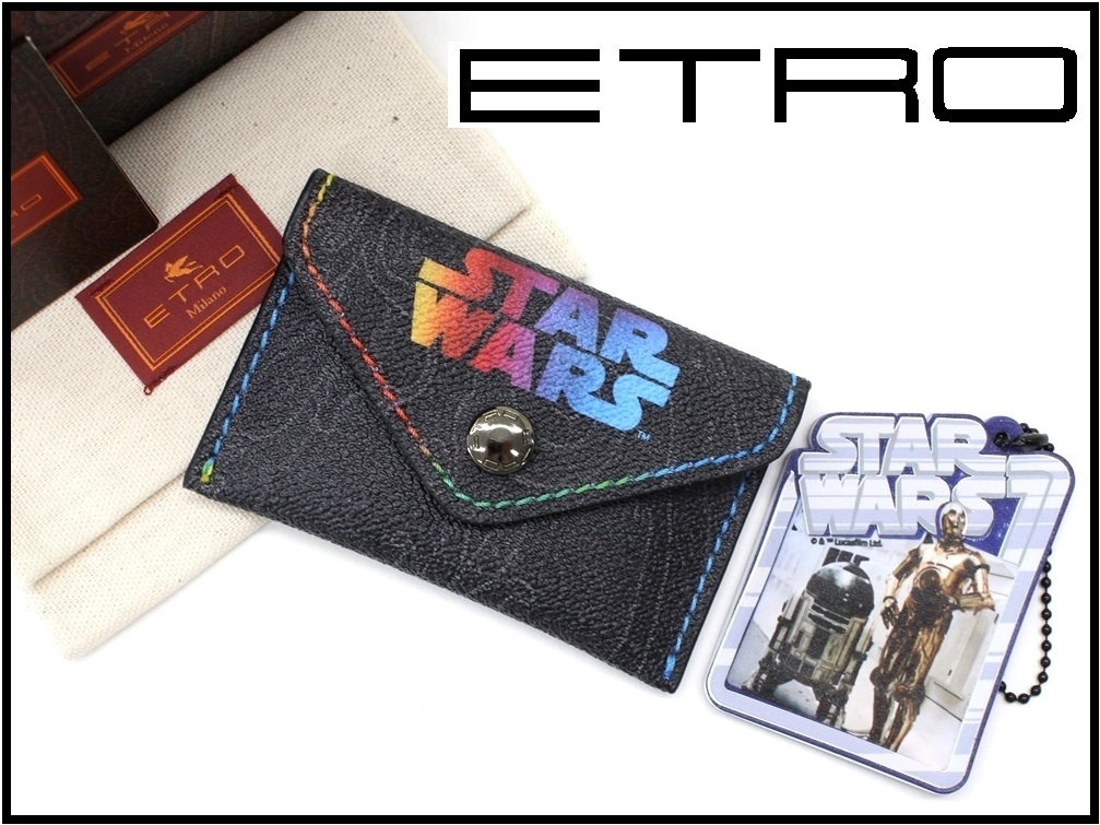 5万新品◆エトロ◆『スター・ウォーズ』コラボカードケース【ETRO】1円