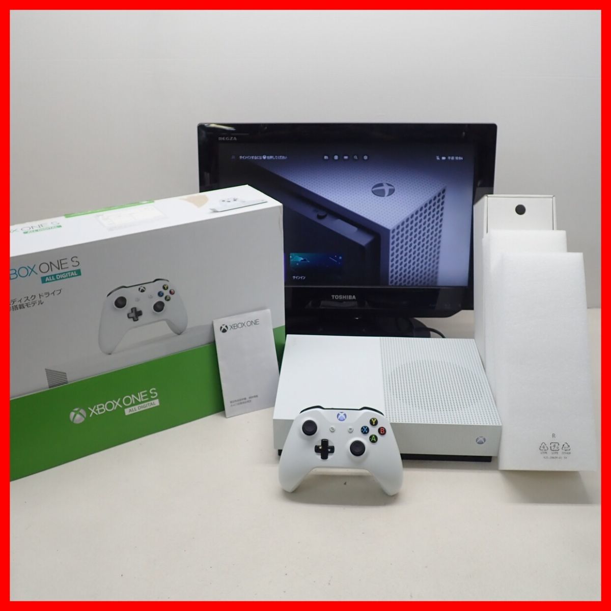 1円〜 動作品 XBOX ONE S ALL DIGITAL 本体 MODEL1681 1TB 光ディスク 