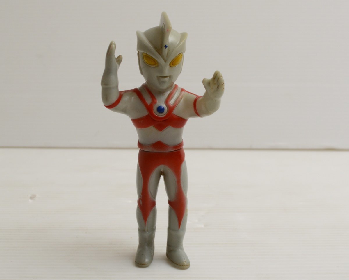 M122K54T　円谷プロ ブルマァク ウルトラマンエース/ウルトラマンA 希少/ソフビ人形/ヴィンテージ/昭和レトロ/当時物　※現状品