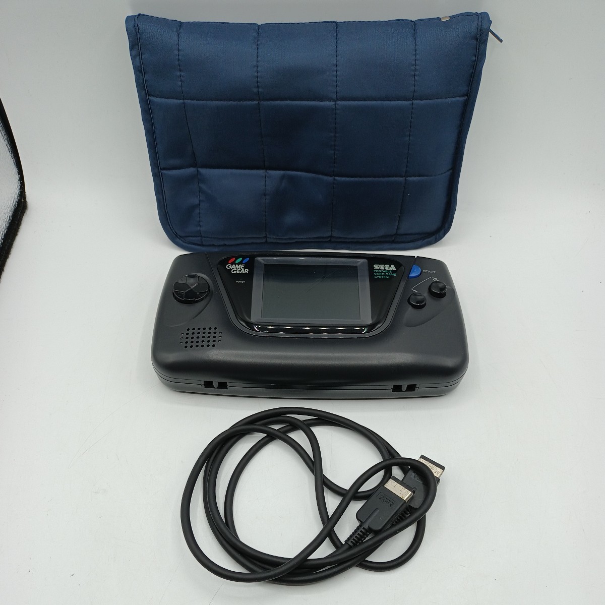 100%新品，セール J2411 セガ ゲームギア 本体 ソフトケース 通信ケーブル付属 本体 動作不良品 現状品 ジャンク 対戦ケーブル(ゲームギア)｜売買されたオークション情報、yahooの商品情報をアーカイブ公開 - オ ゲームギア