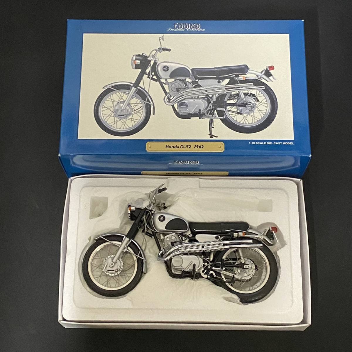 ○○EBBRO 1/10 エブロ ホンダ CL72 1962 ブラック シルバー 