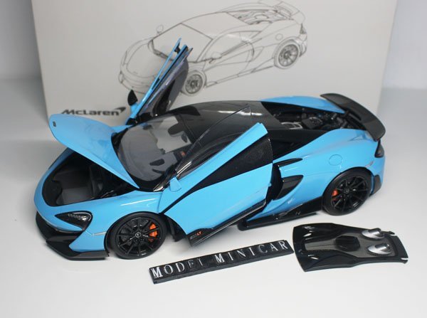 ▲超絶版！Blue！LCD 1/18 マクラーレン Mclaren 600LT 金属製