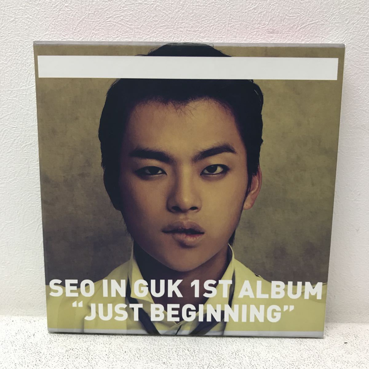 I1025A5 ソ・イングク 1ST ALBUM JUST BEGINNING CD CMCC-9515 輸入盤 韓国 Jellyfish SEO IN GUK アルバム ジャストビギニング 