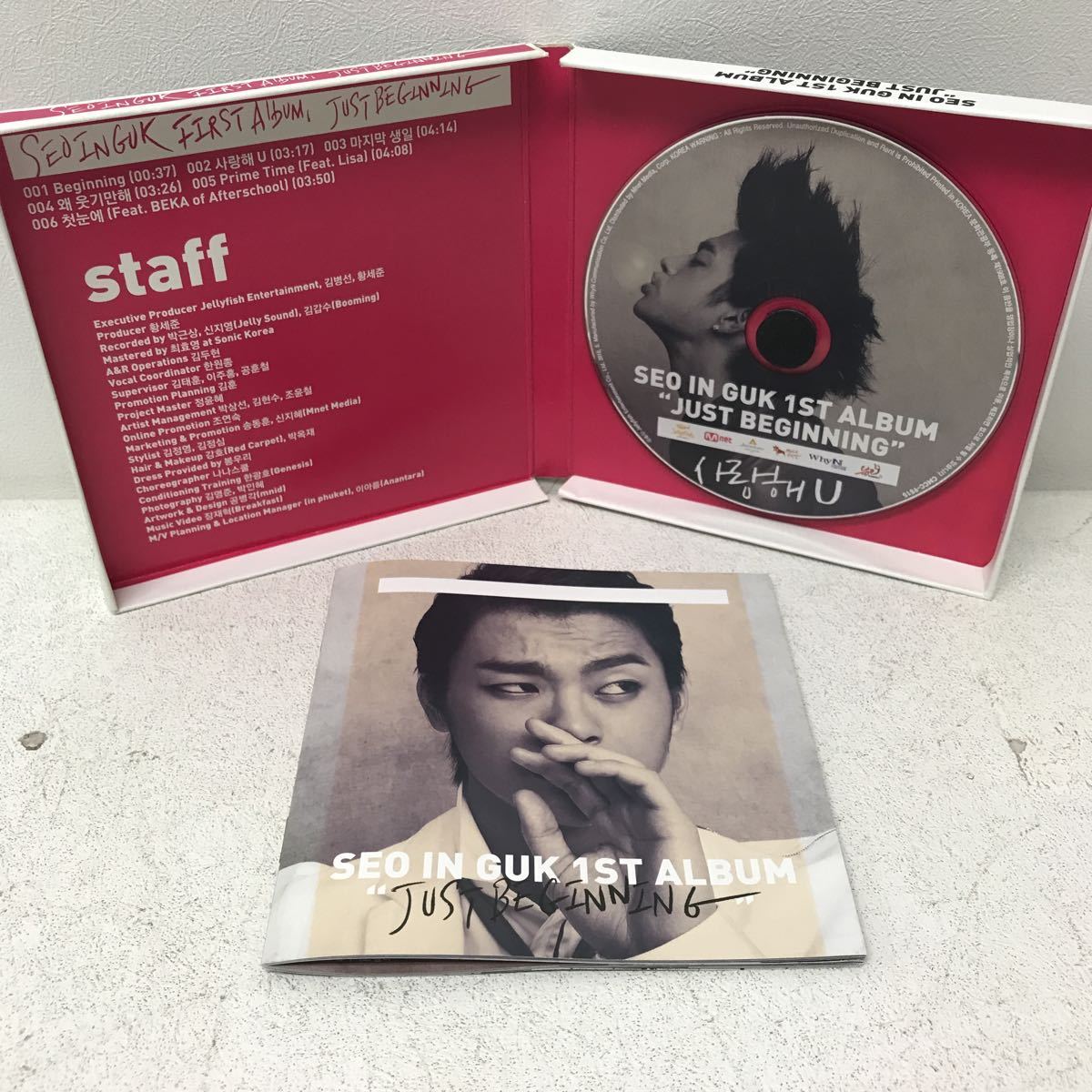 I1025A5 ソ・イングク 1ST ALBUM JUST BEGINNING CD CMCC-9515 輸入盤 