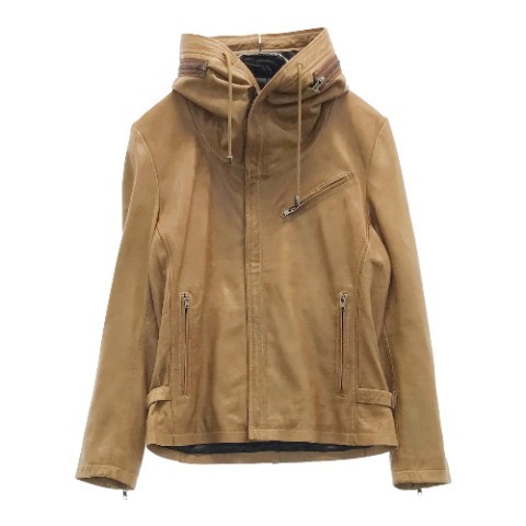 SALE Haruf ハルフ レザージャケット ブラウン系 3L 240101057042 メンズ(XLサイズ以上)｜売買されたオークション情報、yahooの商品情報をアーカイブ公開 - オークファン XLサイズ以上