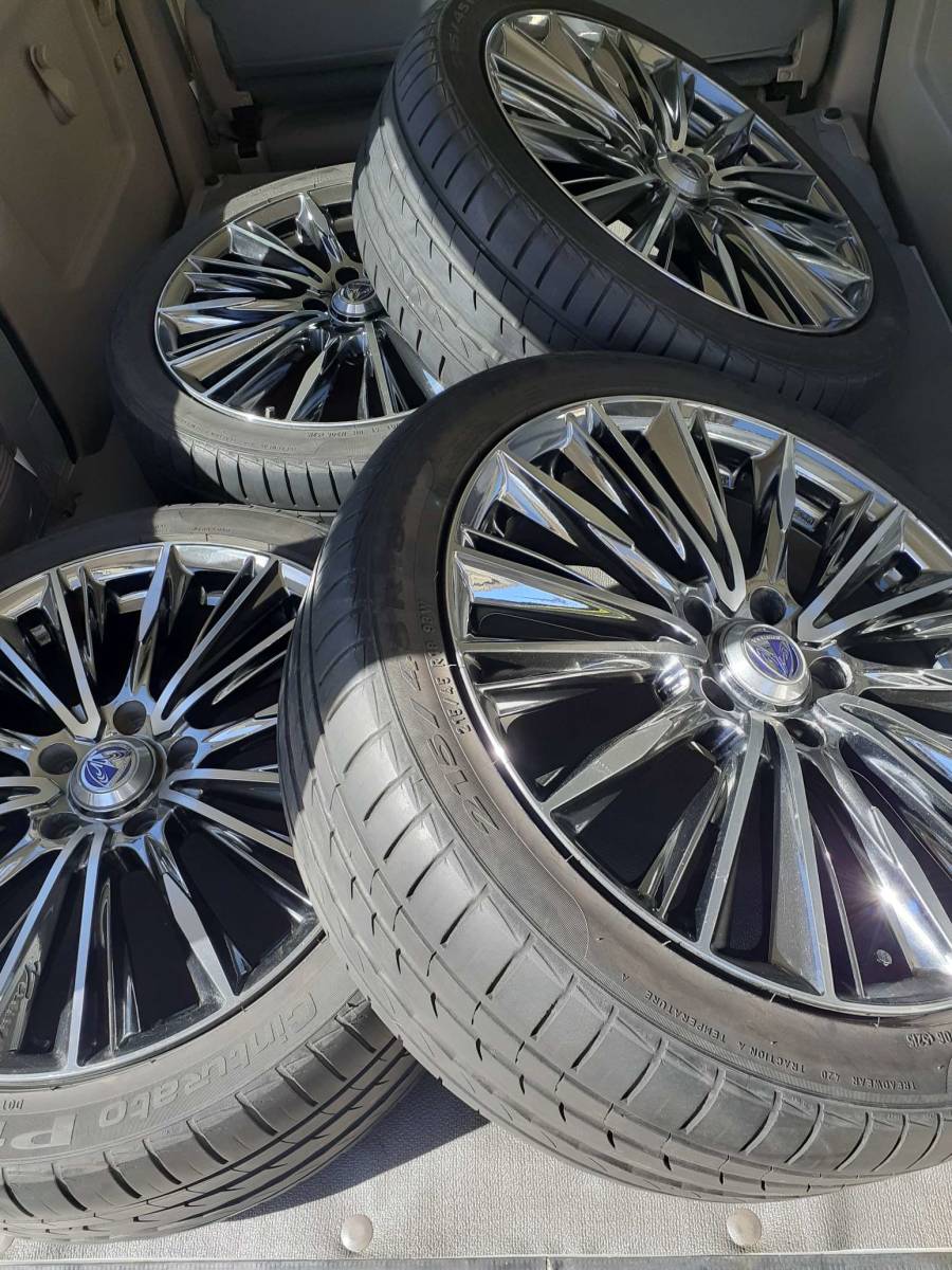  215/45R18 ピレリ製夏タイヤ&5穴レイズバーサス4本セット(ラジアルタイヤ)｜売買されたオークション情報、yahooの商品情報をアーカイブ公開 - オークファン 5穴