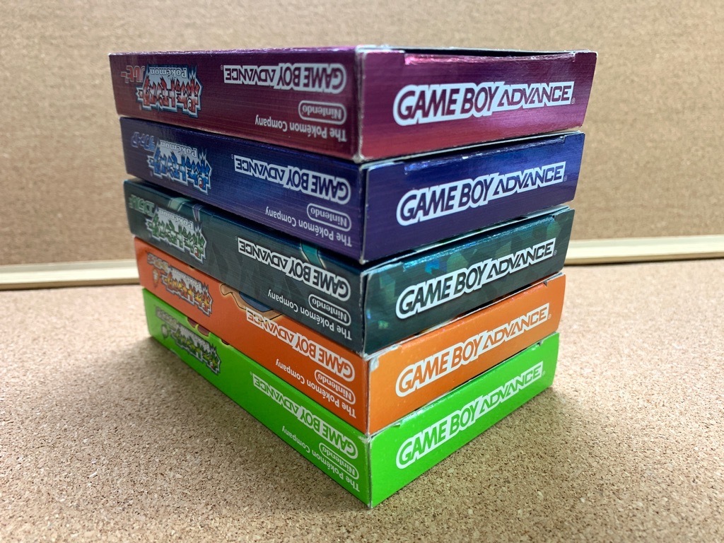 GBA ポケットモンスター ルビー サファイア エメラルド ファイアレッド