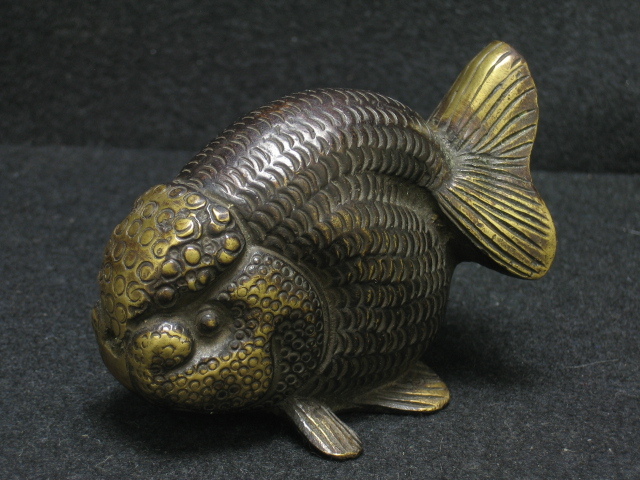 定番人気，高品質】 いけばな 花器 唐銅 桔梗 池坊 高さ25cm 使用感 花瓶