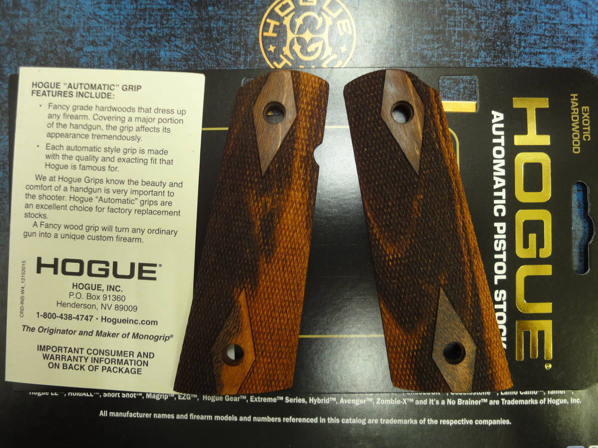 HOGUE 1911 ダイヤ チェッカー マグウェル ゴンサロ 231026 木製