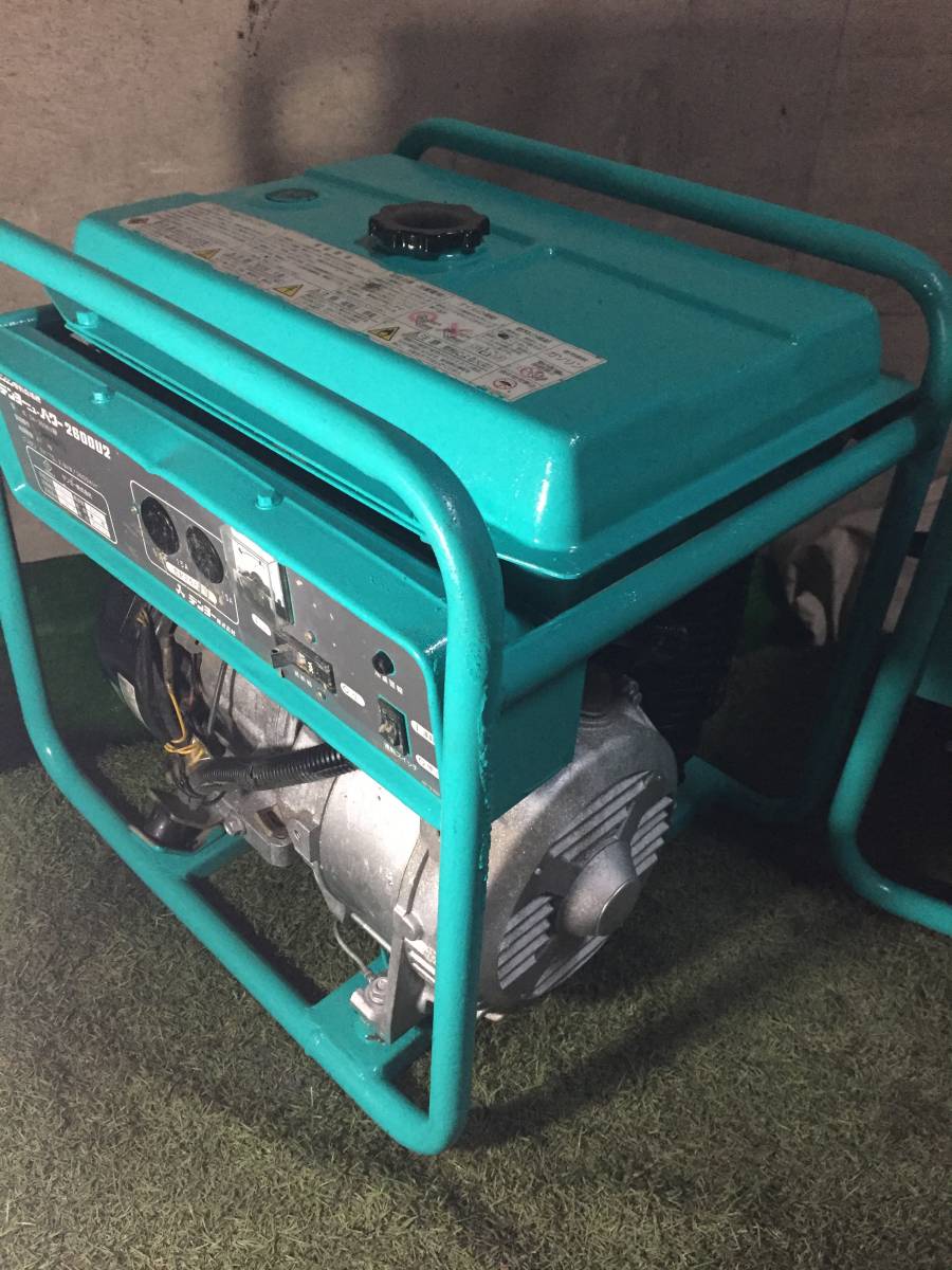 即納品OK 実働 デンヨー発電機 ニューパワー 2600U2 2.6kVA 100V 60Hz 