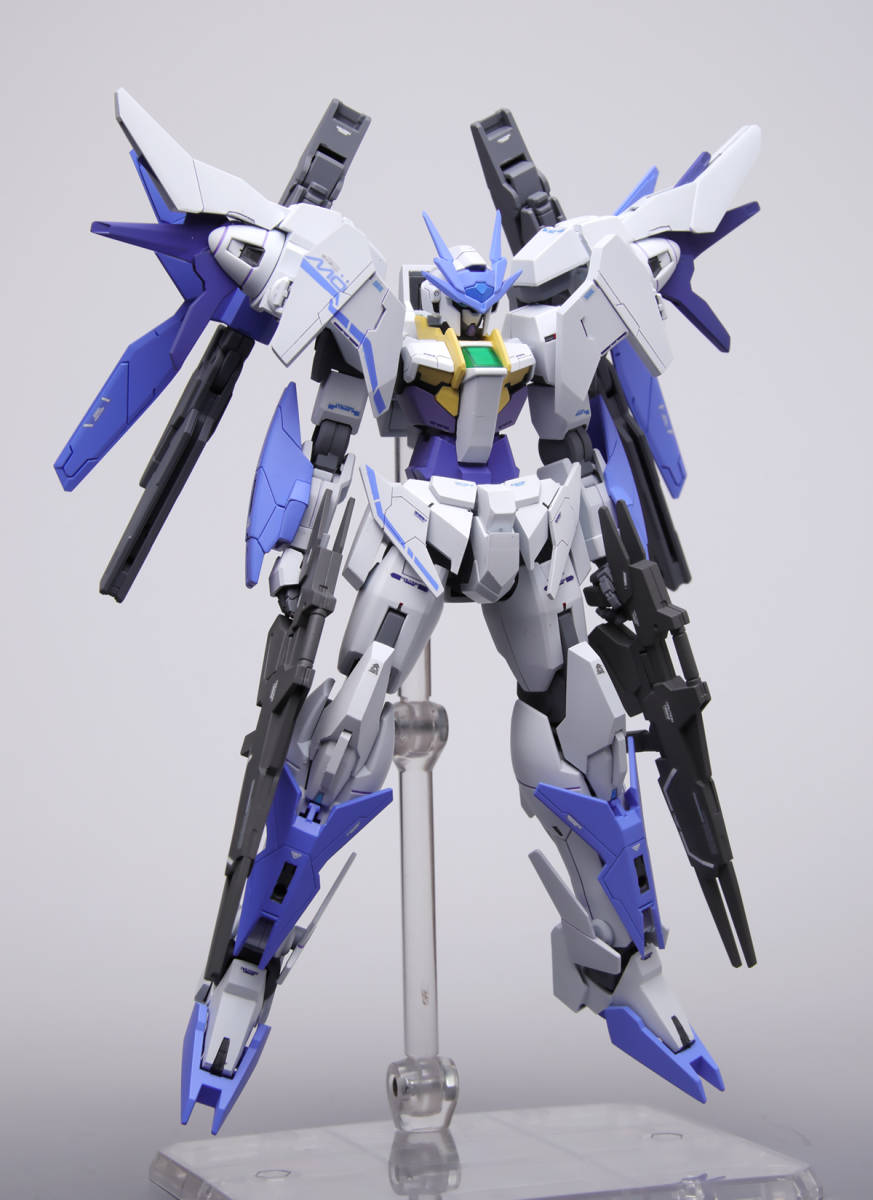 HGBD:R 1/144 ガンダムダブルオースカイメビウス 改修塗装済み完成品の 