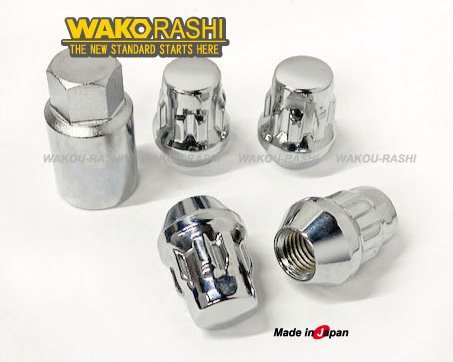 和広 6穴用 ロックナットセット 17HEX M12xP1.5 60テーパー座 【メッキ