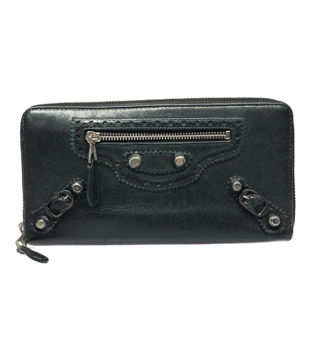 良品 バレンシアガ ラウンドファスナー長財布 ジャイアント レディース