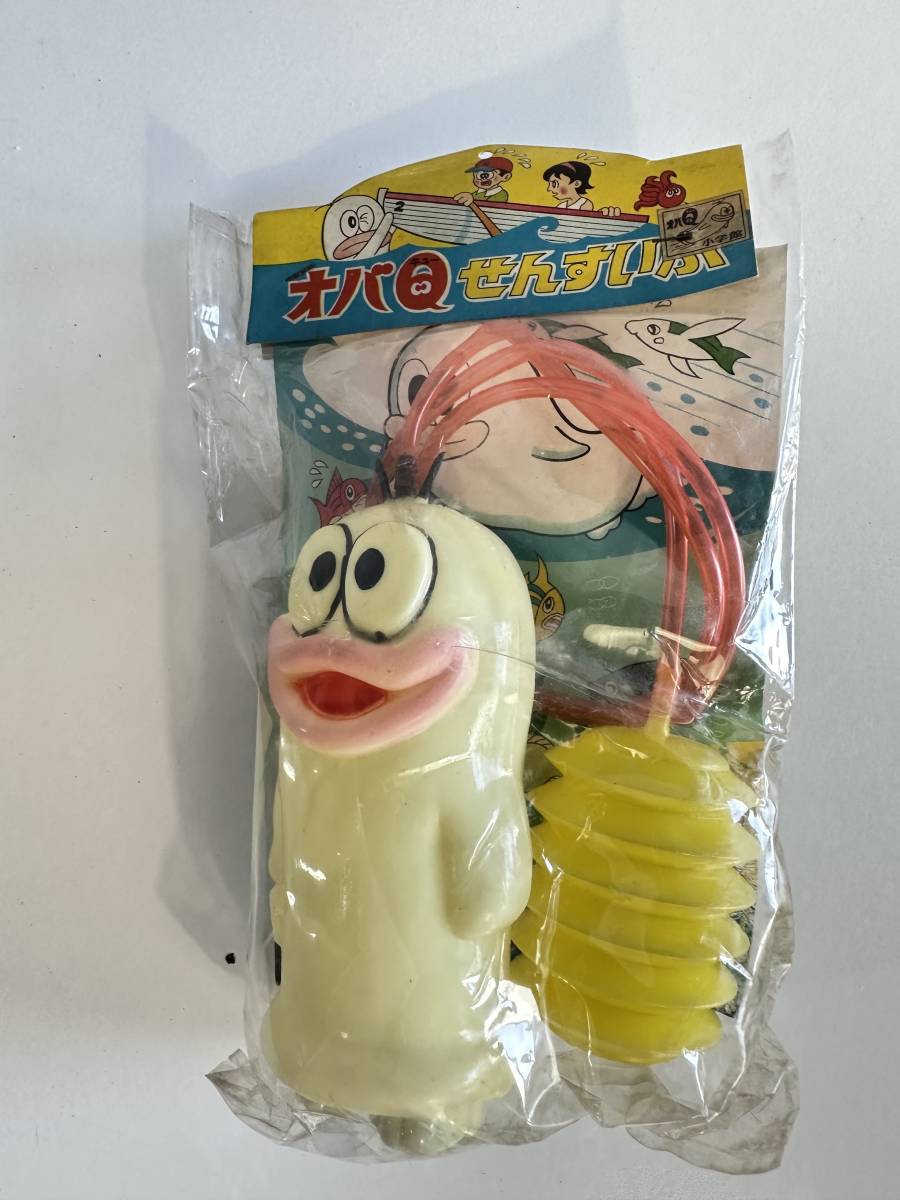 未使用 激レア オバケのQ太郎　せんすいふ 昭和レトロ ヘッダー付き 昭和レトロ/ツクダヤ/オバケのQ太郎/オバQ せんすいふ/全長15㎝/ 未