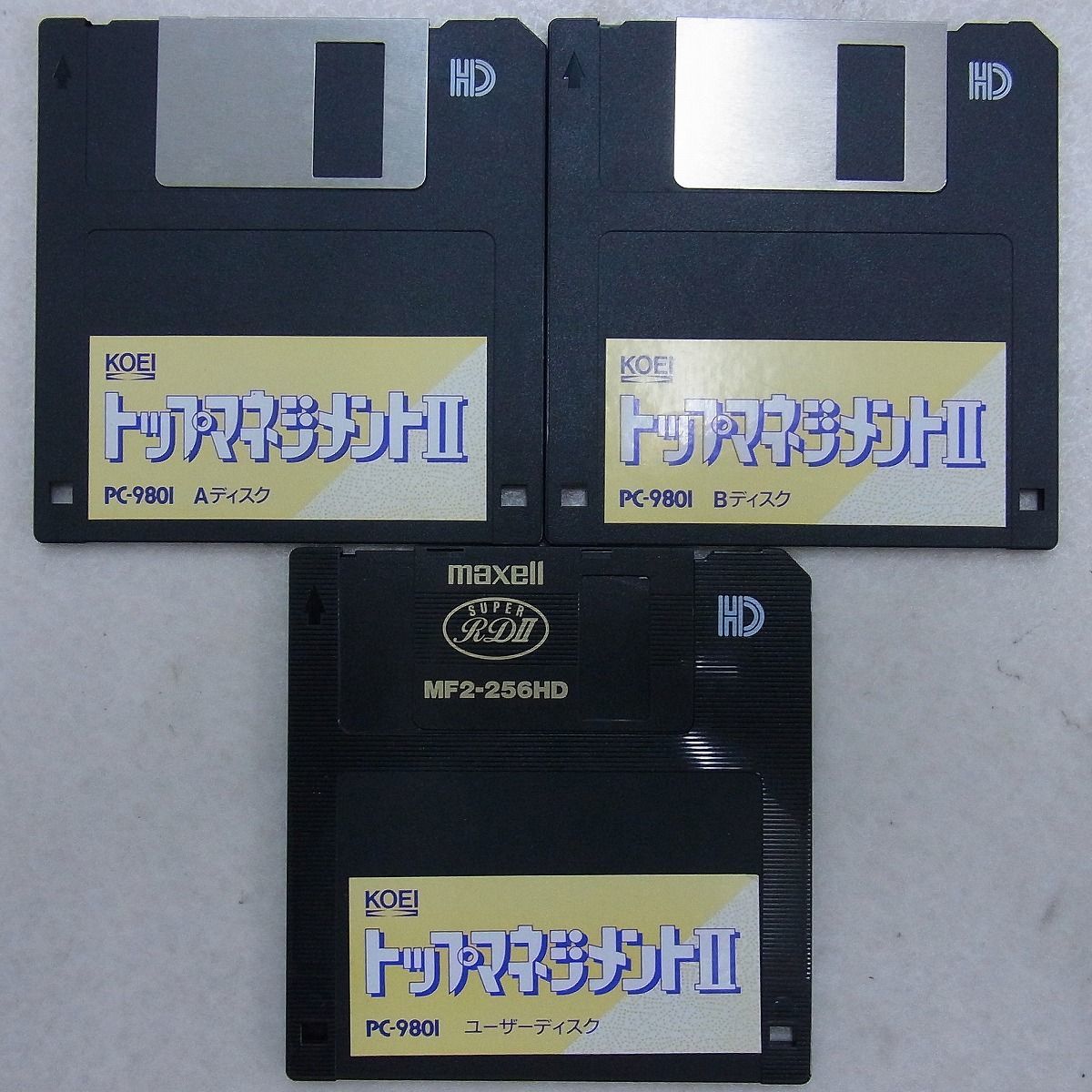 PC-9801 3.5インチFD トップマネジメントII 光栄 KOEI【10 【公式通販】