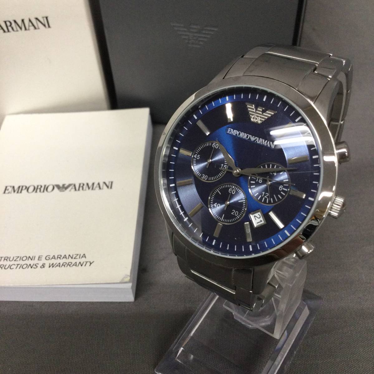 051027 247390 EMPORIO ARMANI エンポリオ アルマーニ メンズ腕時計 