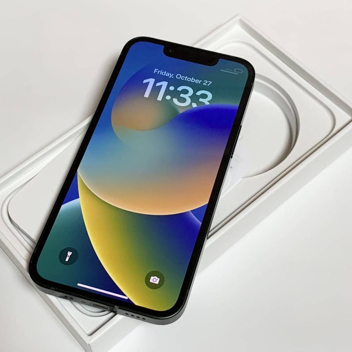 美品】Apple｜iPhone 13 Mini 128gb｜ SIMフリー版｜グリーン｜速達 