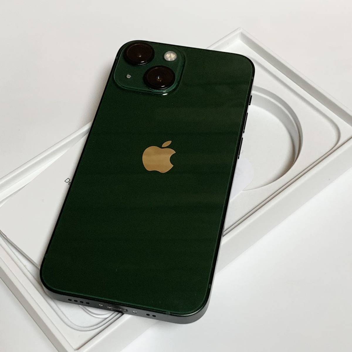 美品】Apple｜iPhone 13 Mini 128gb｜ SIMフリー版｜グリーン｜速達 