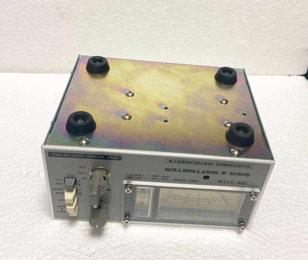 クラニシ KURANISHI RW-271W SWR＆WATT METER 130MHz~1300MHz SWR計