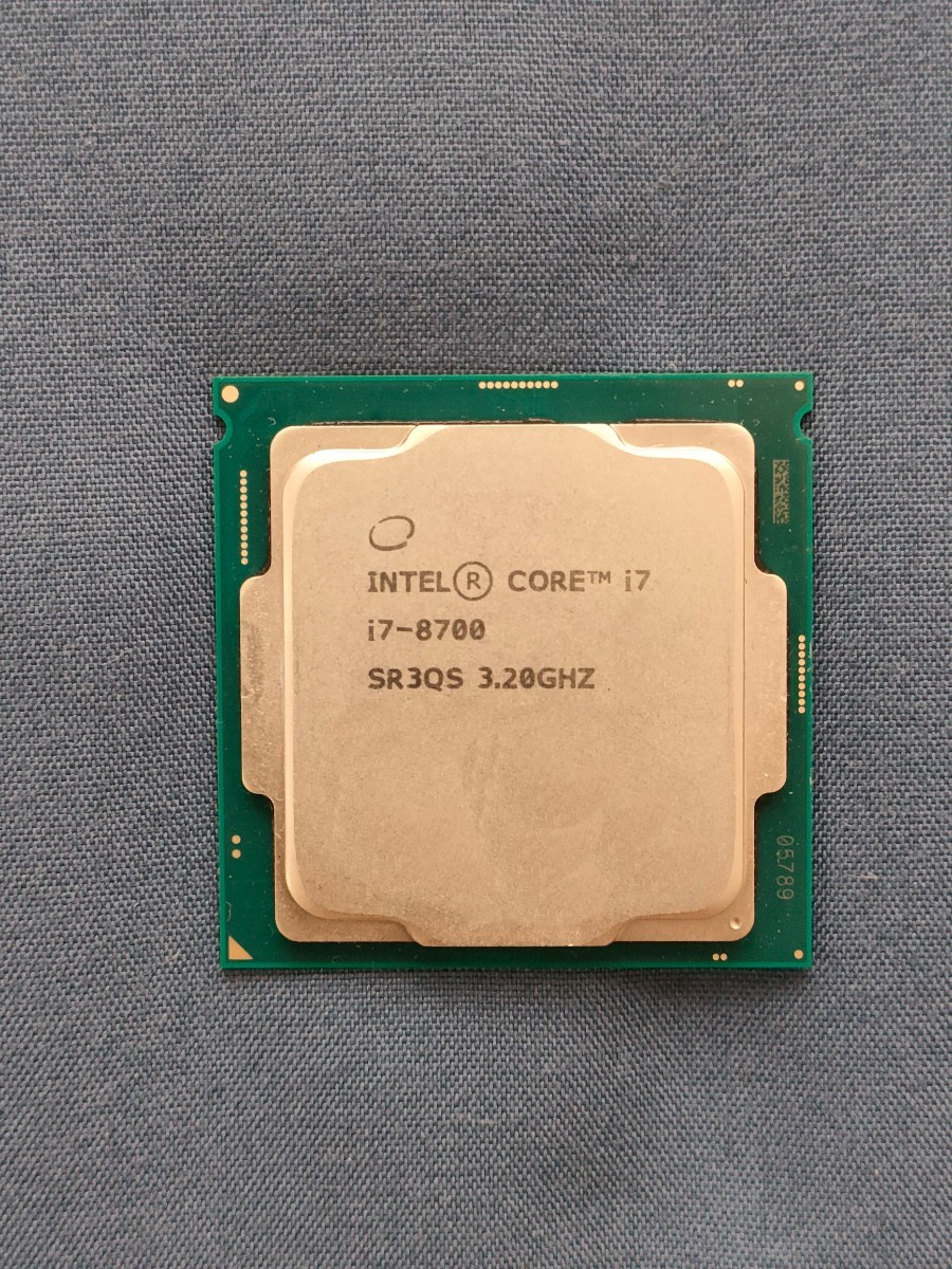 Intel Core i7-8700 動作確認済intel 3.2 インテル Intel Core i7 8700