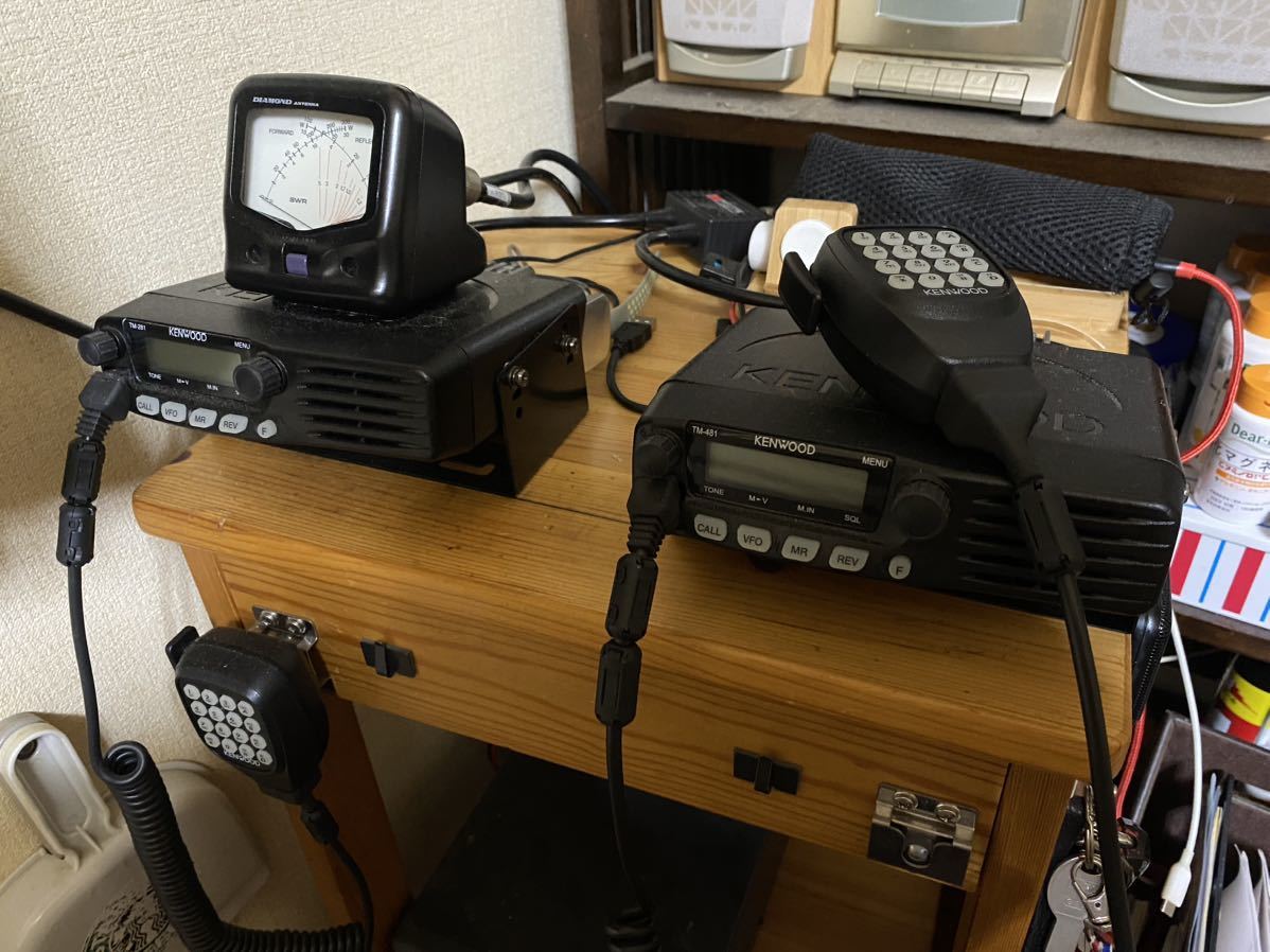 KENWOOD TM-481・TM-281 極上品・希少完動品 Radio Kenwood Car Walkie